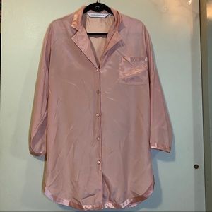 Victoria’s Secret Pajama Button Long Sleeve Top